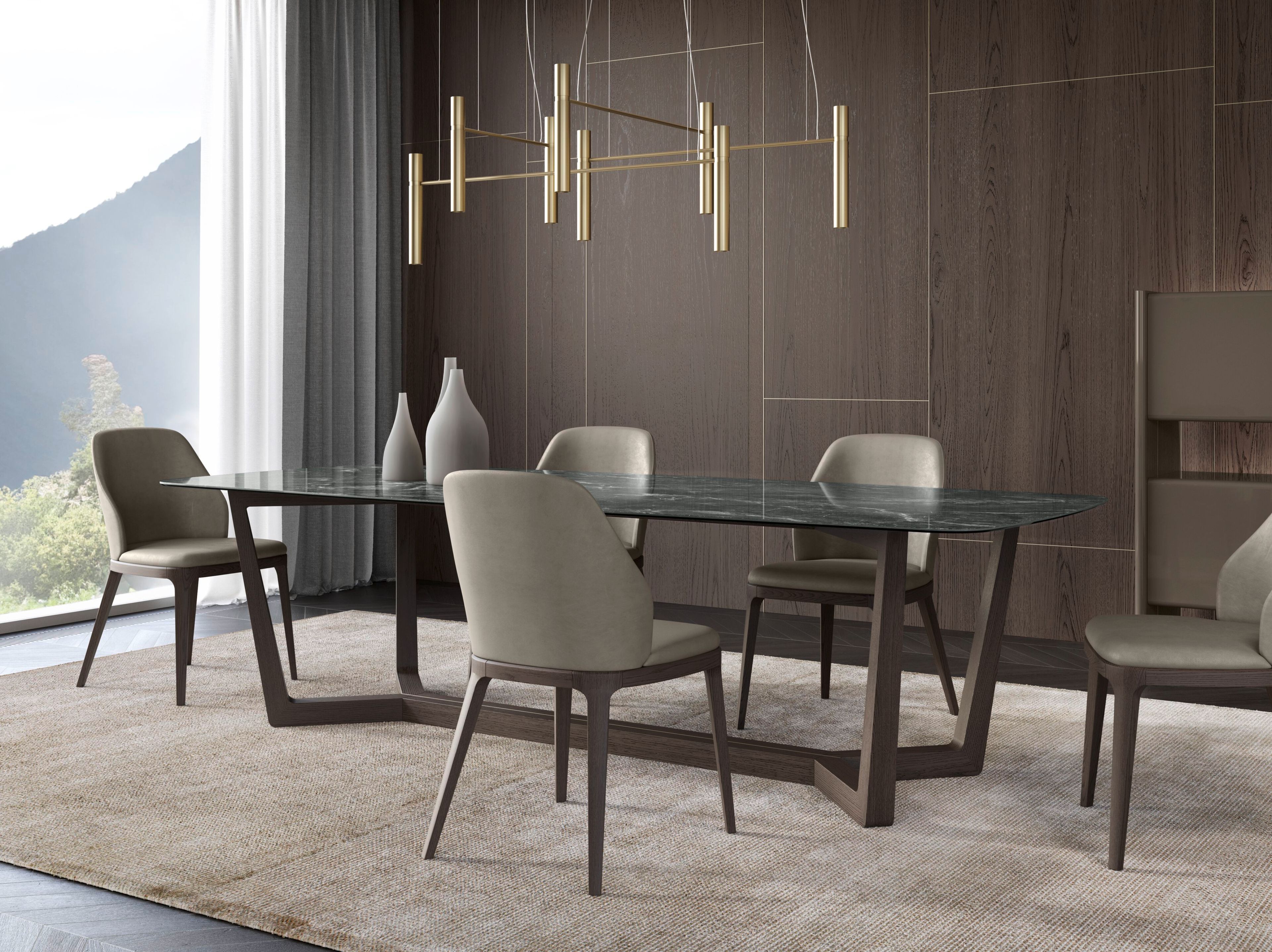 Стол из керамогранита с твердой деревянной основой Olivieri HECTOR ARCH-00085818