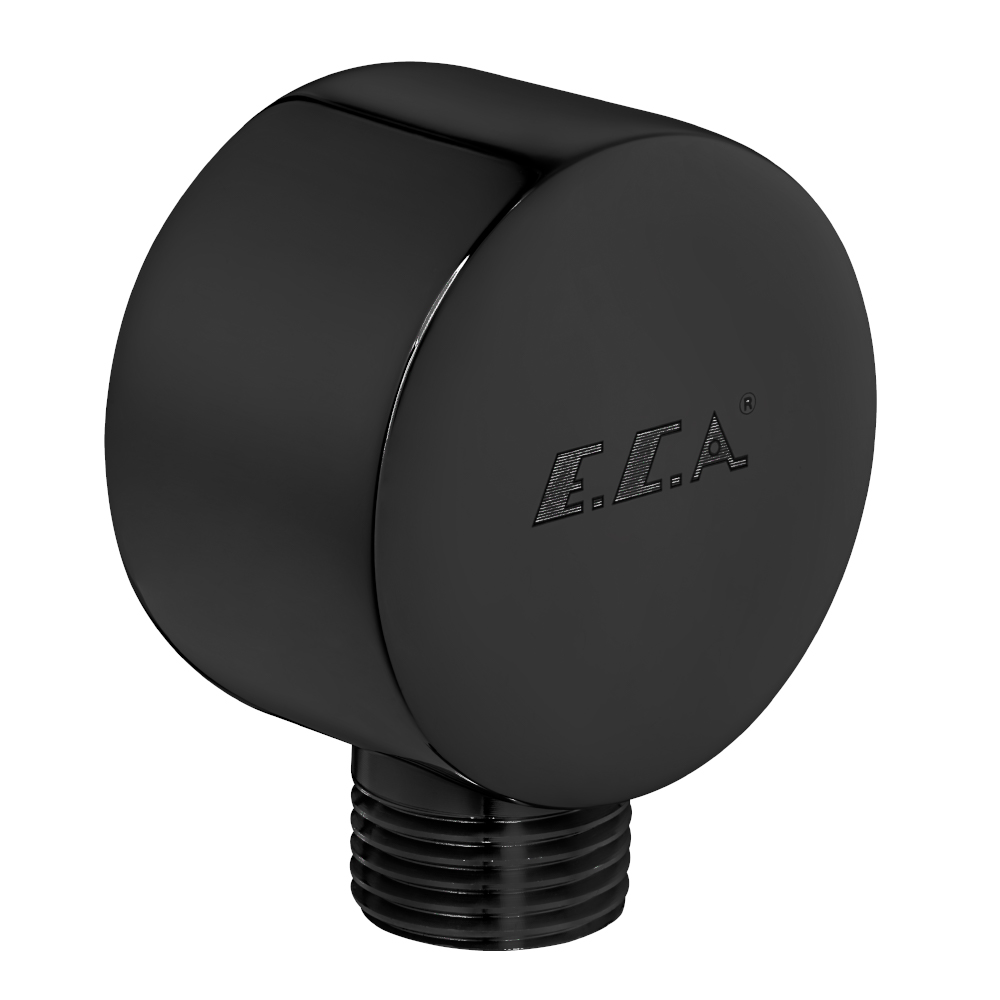 102126634c1  Кронштейн для душевой кабины (минимальный) - матовый черный Eca 