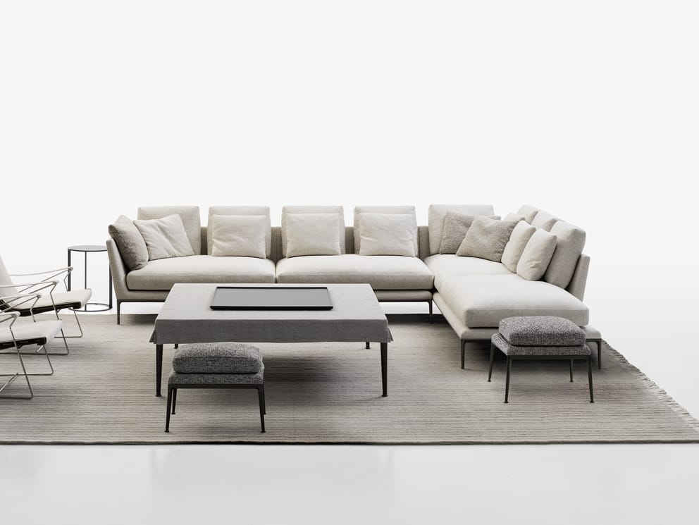 Угловой диван из ткани B&B Italia Атолл ARCH-00007485