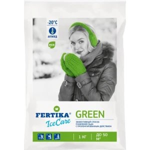 Противогололедный реагент Фертика Icecare Green, 1 кг 83338710 STLM-2205844