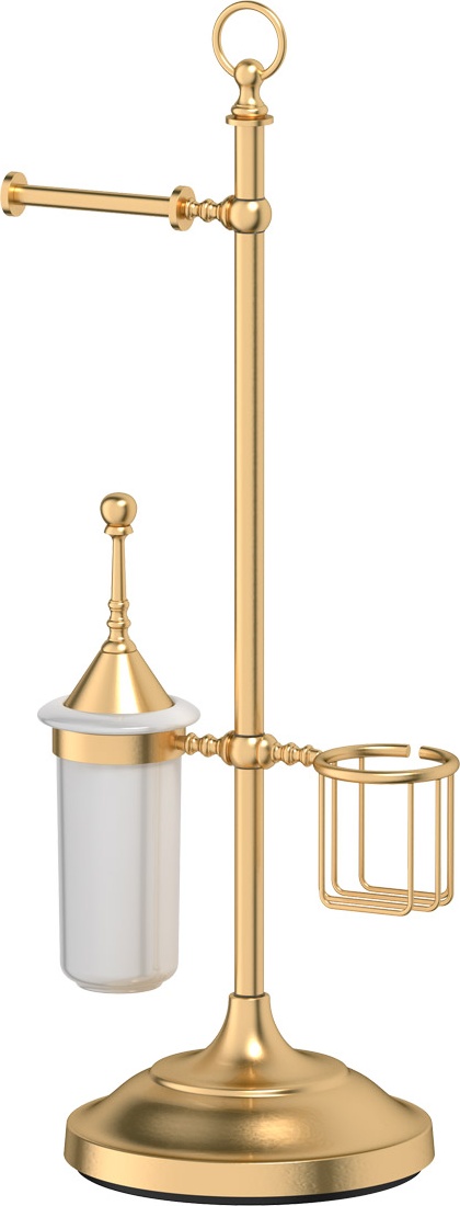 STI 334 Стойка с 3-мя аксессуарами для туалета 80 cm 3SC STILMAR MATTE GOLD Treesseci 3SC
