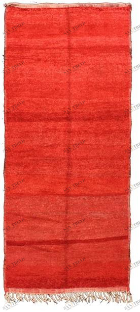 AFOLKI Прямоугольный однотонный ковер с длинным ворсом из шерсти Chichaoua Taa704be