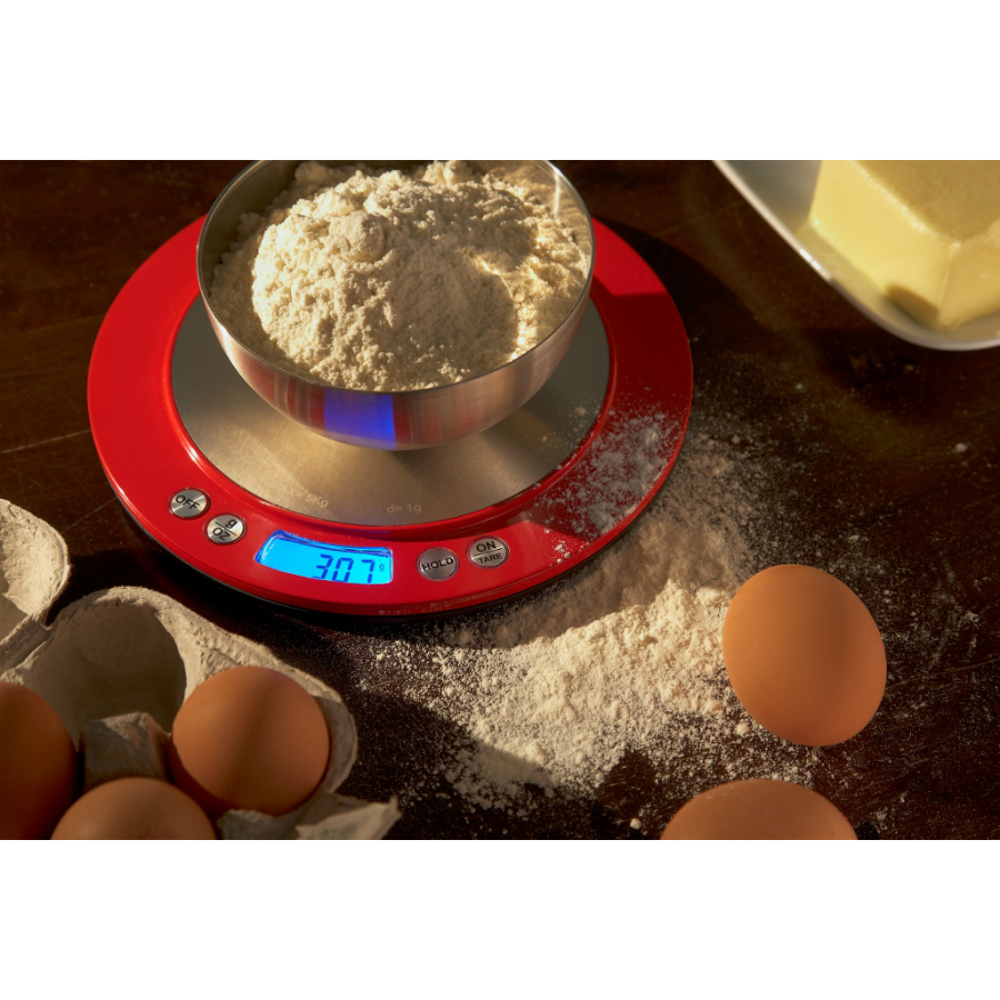 Весы цифровые, красные Wesco 32225102 - Вид №1