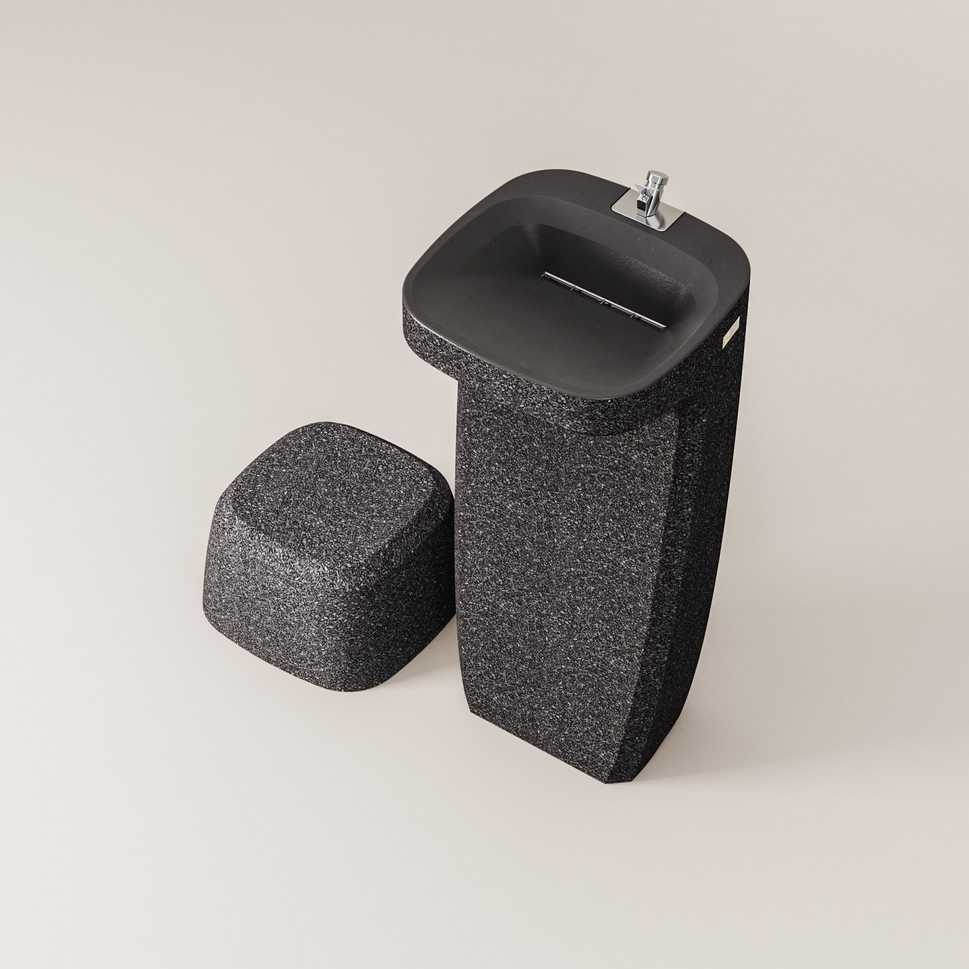 Бетонный пол фонтан Kremen ARCH-00068100 - Вид №13