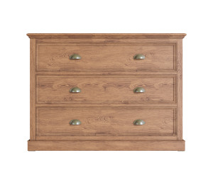 PL1015OAK Комод natural с тремя ящиками LAB interior Palermo
