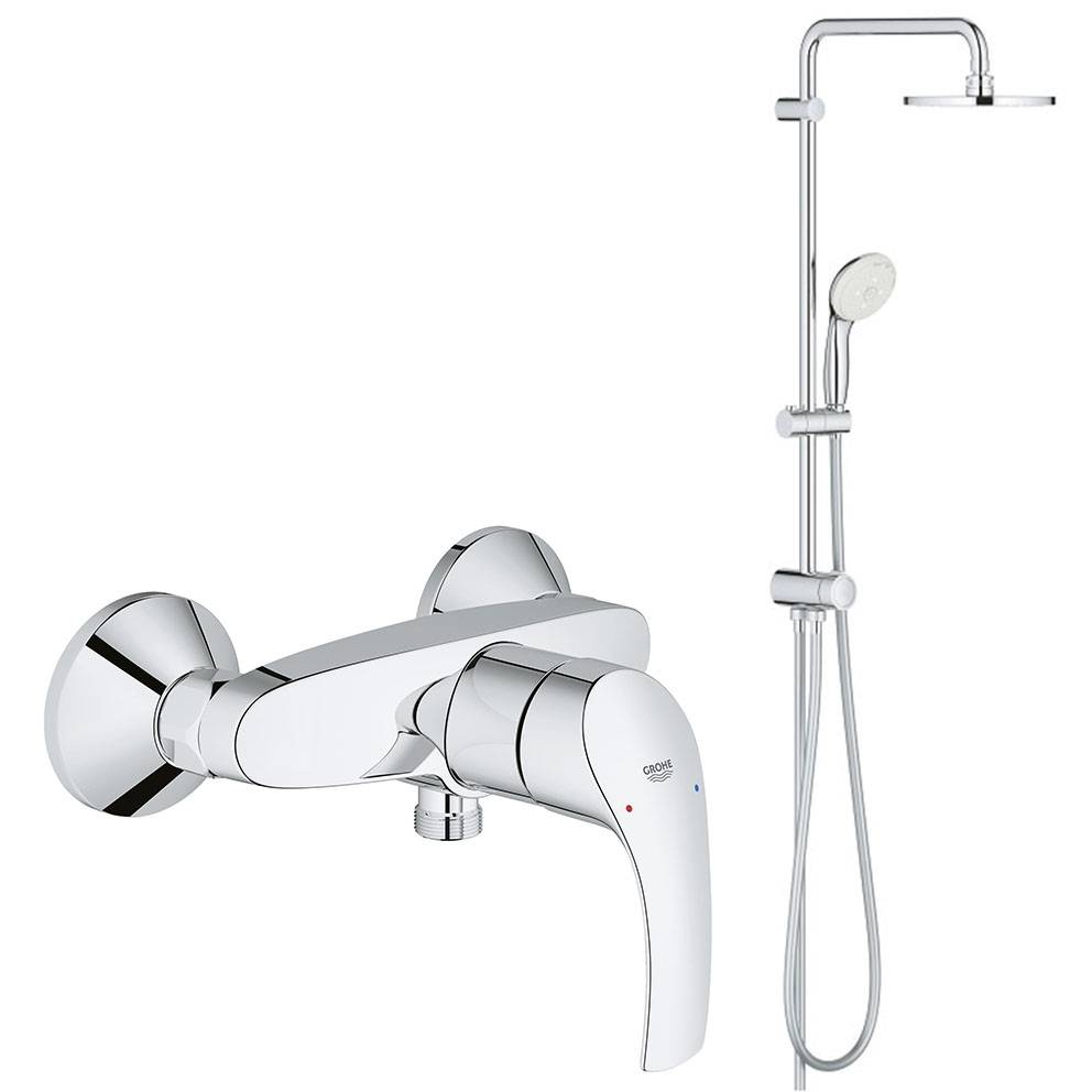 Душевая система GROHE New Tempesta 200 со смесителем (NB0044)