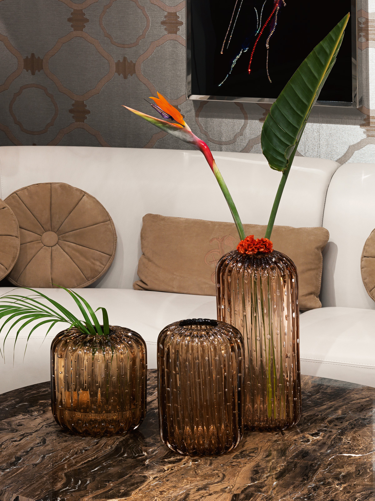 Gideon Ваза с ребрами Visionnaire  - Вид №1