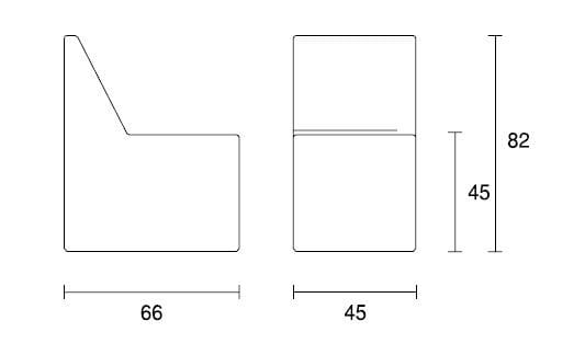 Бетонное наружное сиденье SIT форма ARCH-00083026 - Вид №6