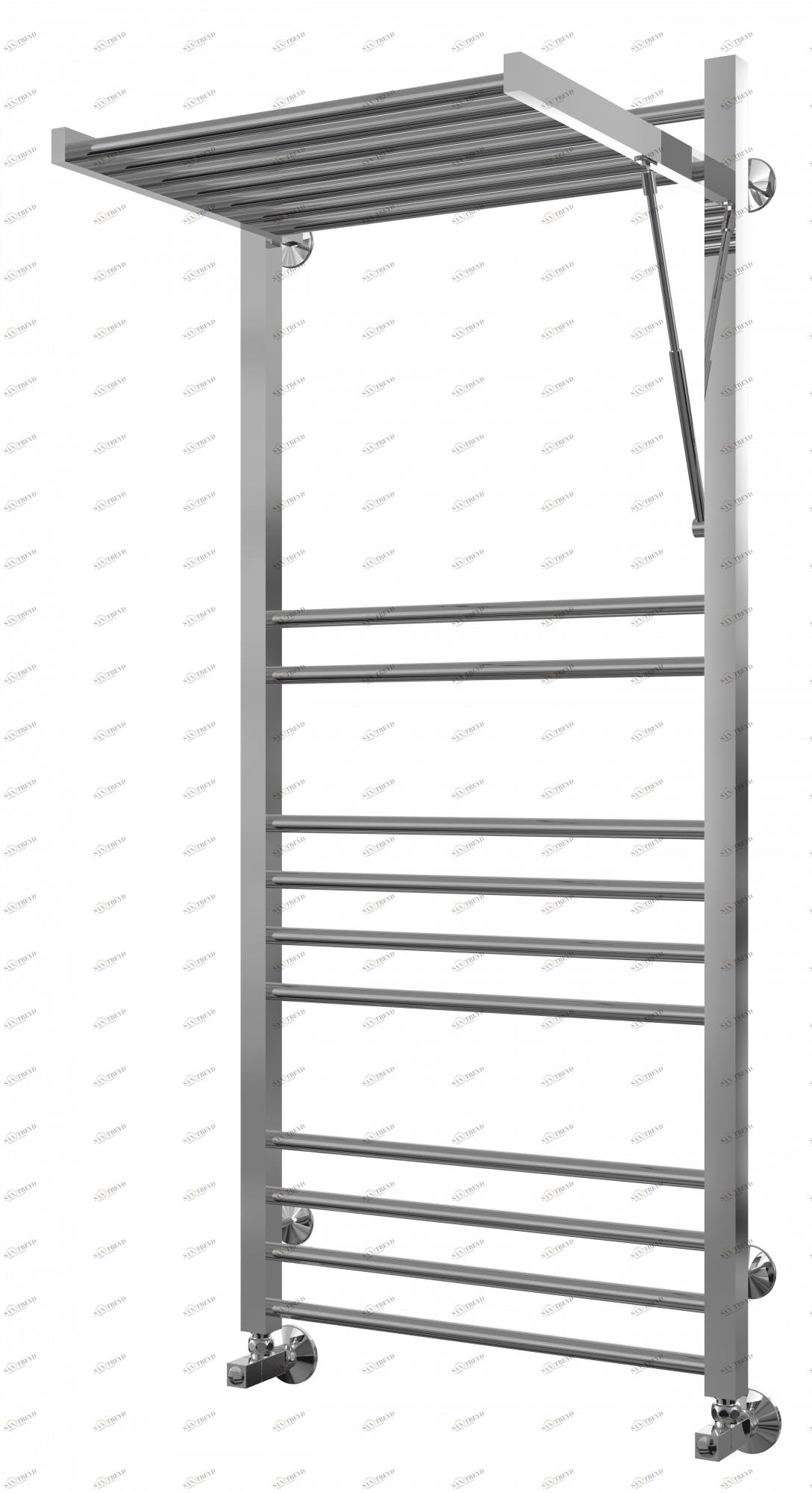 4620768884573 СТАНДАРТ Валенсия люкс П18 500х1200 (4+4+10) Полотенцесушитель TERMINUS RAL 9003 матовый