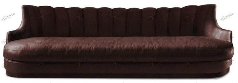 BRABBU 3-х местный диван из экокожи Plum sun-id-1504618