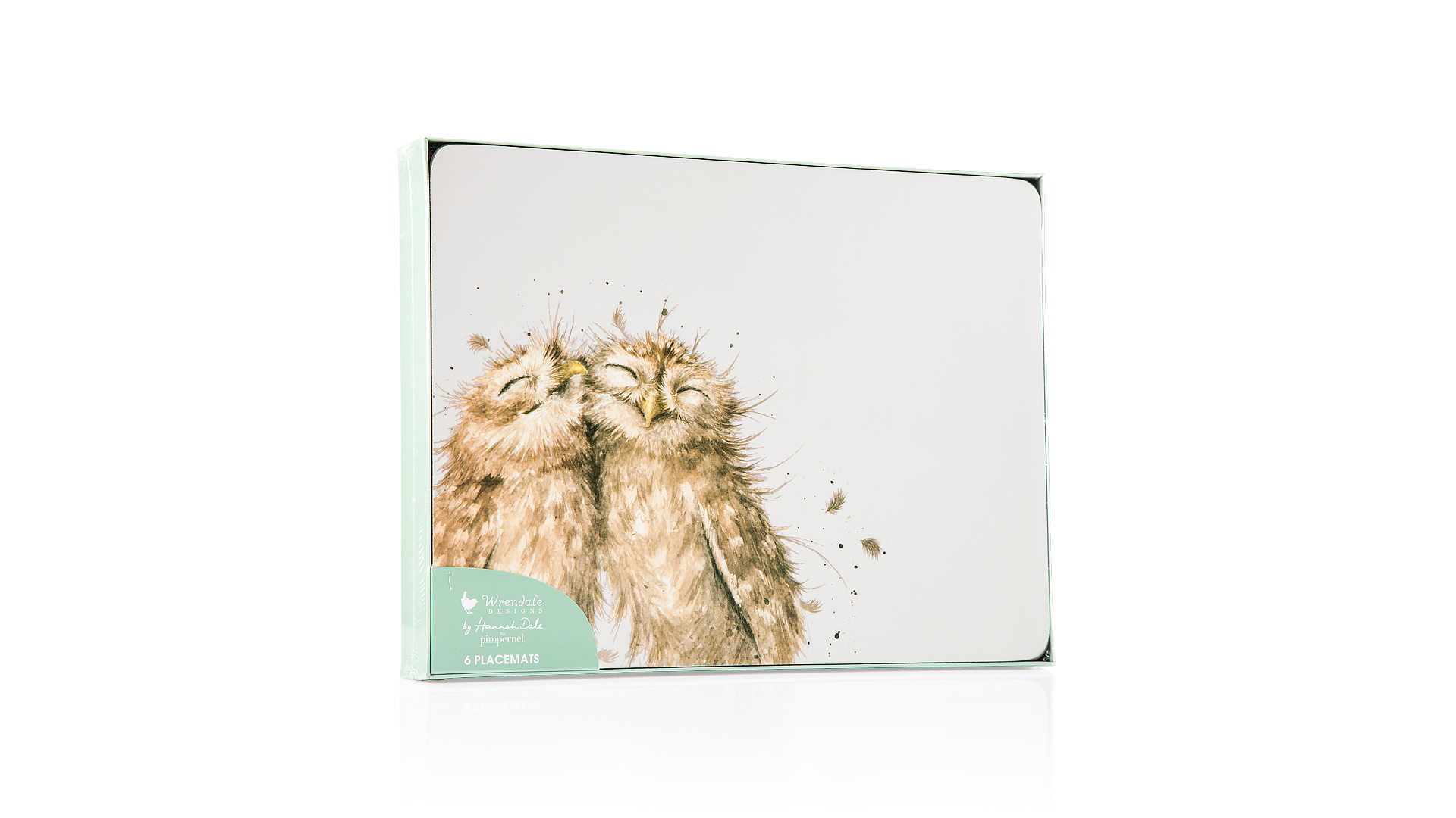 10608170 Pimpernel Набор подставок под горячее Pimpernel "Забавная фауна.Совы" 30,5х23см, 6шт Пробка  - Вид №1