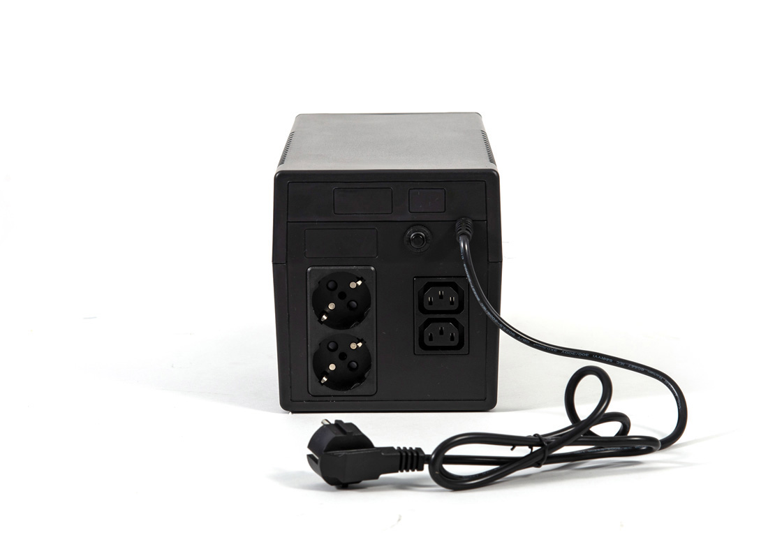 RAPAN-UPS 1000 power supply 220v 1000va / 600w meander with battery 2x7ah interactive Бастион  - Вид №4