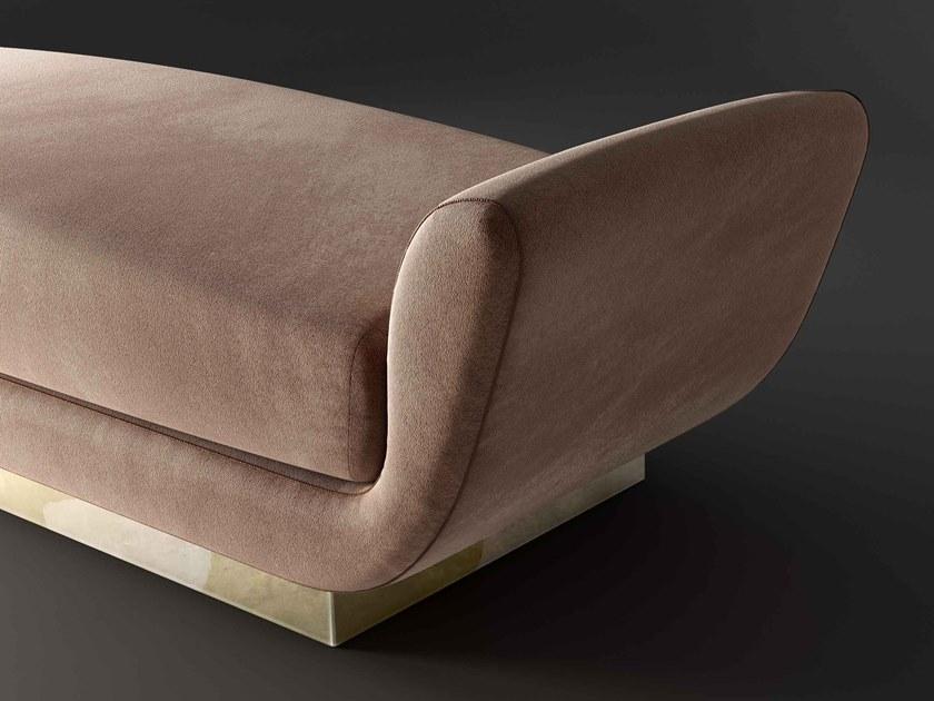 ROSSATO ARREDAMENTI Изогнутая бархатная кушетка Home sun-id-1403354 - Вид №2