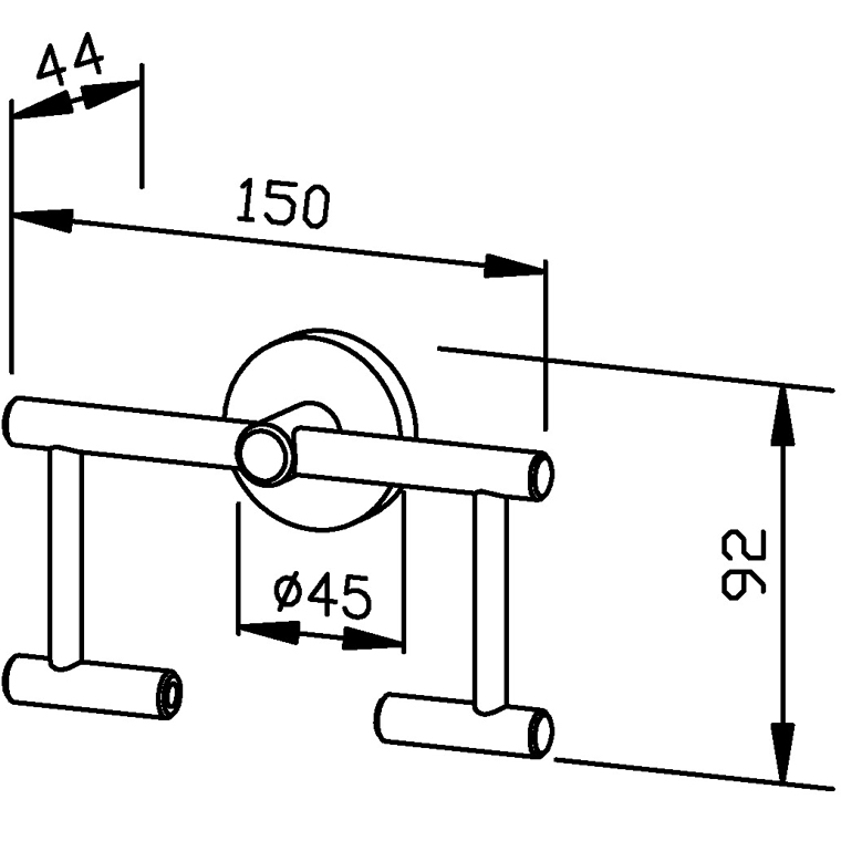 700220 Держатель рулона туалетной бумаги AC220 WAGNER_EWAR A-LINE Wagner Ewar  - Вид №1