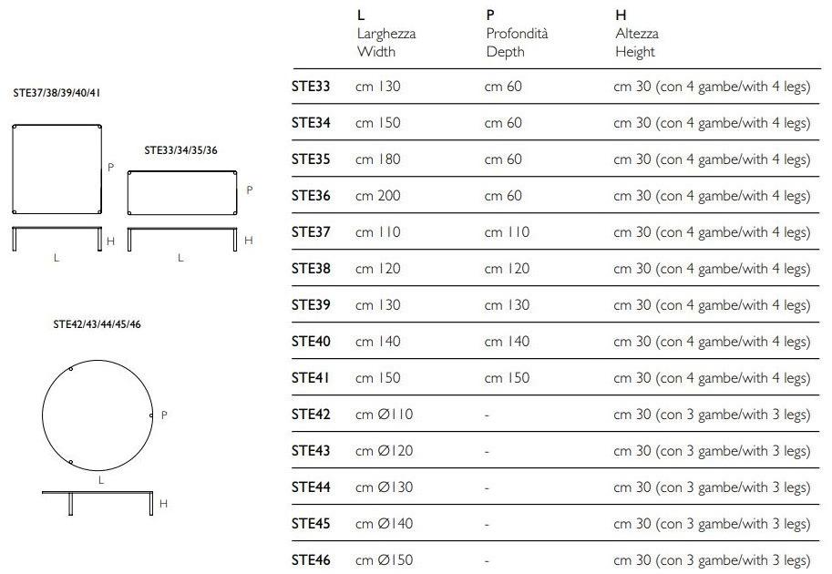 Glas Italia Низкий прямоугольный журнальный столик из хрусталя Steel sun-id-1374147 - Вид №1