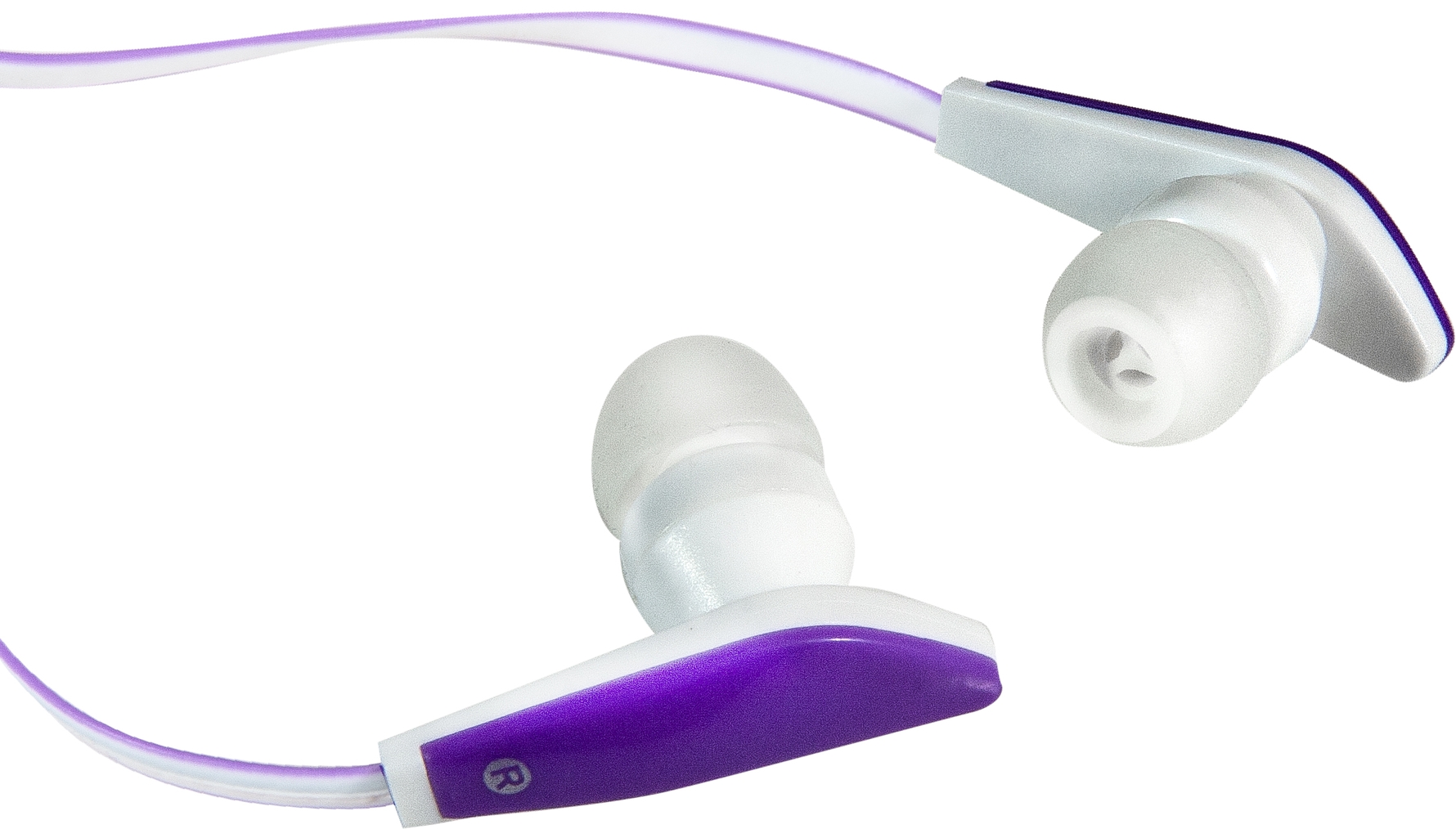 63706 наушники вставки trendy 706 сиреневый + белый Defender Santreyd  - Вид №1