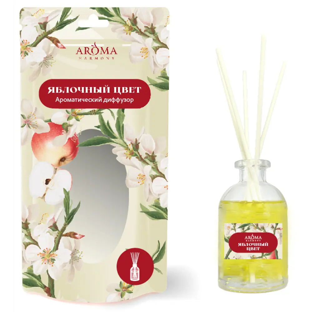 Aroma Harmony Диффузор «Яблоневый цвет» с нотами пралине 30 мл 89402394 STLM-1574360
