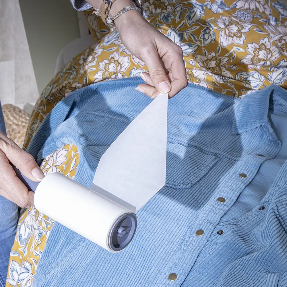 SPACEO - Ролик-липучка для одежды с многоразовыми сменными блоками 82658196 STLM-0033013 - Вид №3