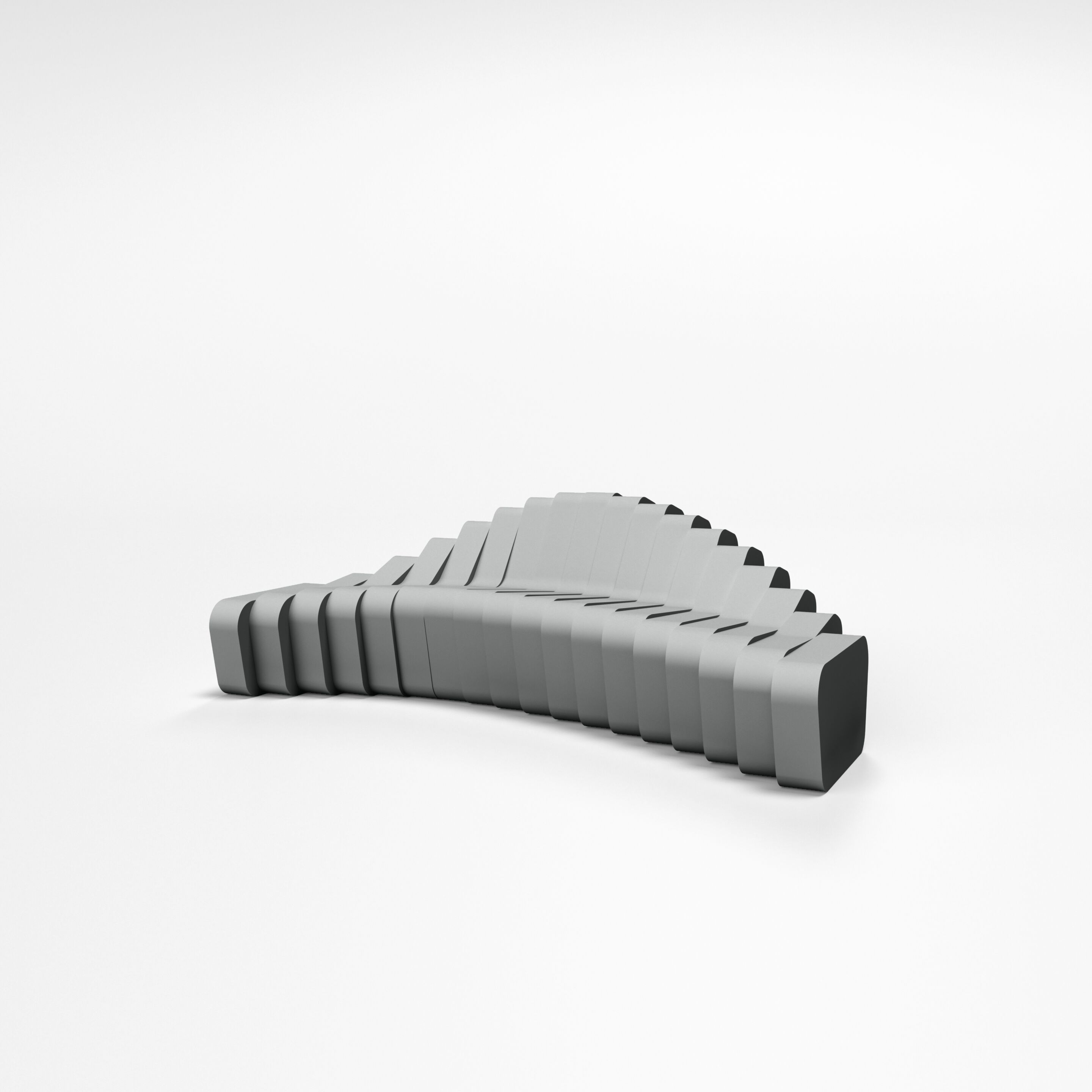 Модульный изогнутый диван с пенопластовым покрытием SIXINCH Cliffy ARCH-00045746 - Вид №6