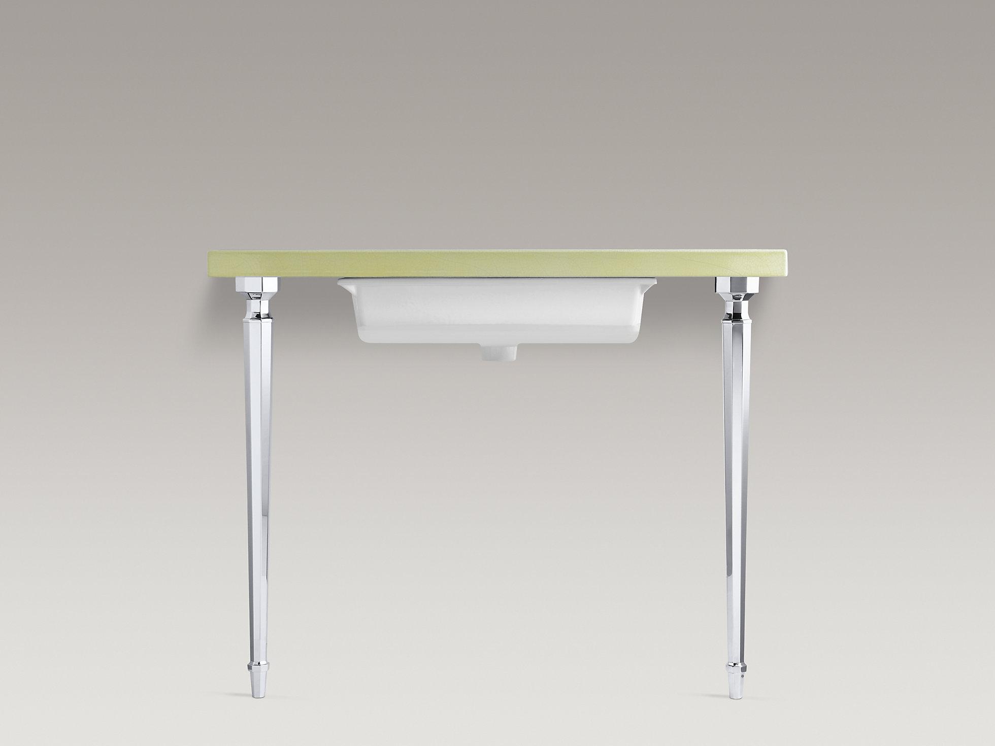 KOHLER Kathryn Восьмиугольные конические ножки стола из латуни K-6839-AF  - Вид №3