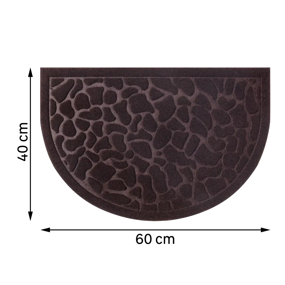 Коврик придверный MONTDENIS KREAFORTA темно-коричневый 40x60 STLM-2036518 - Вид №3