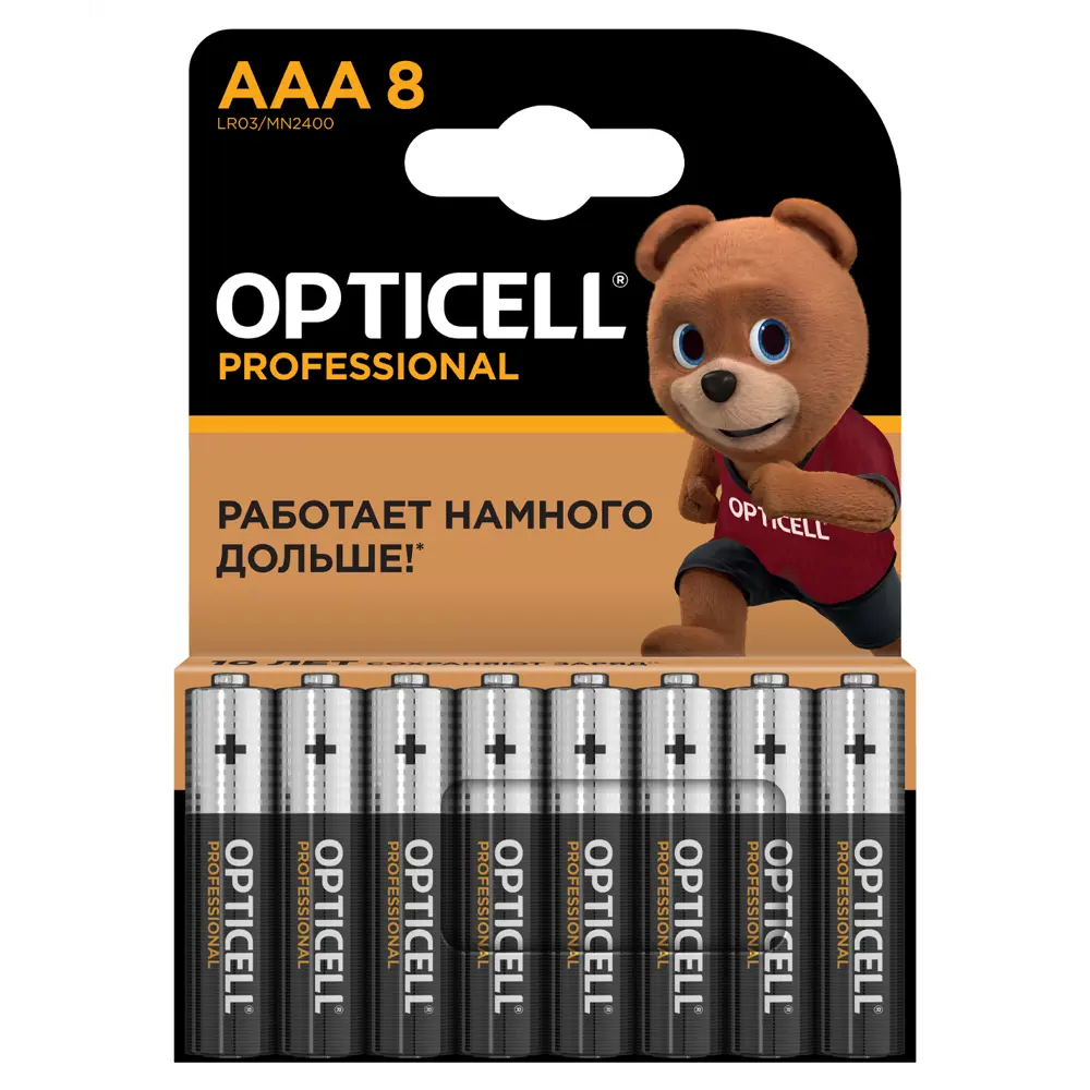 Алкалиновые батарейки Opticell Professional AAA LR03 - 8 штук 89385143 STLM-1352967
