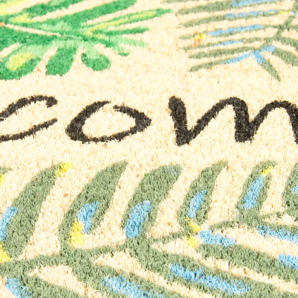 Коврик Kera «Summer Leaves», 40x75 см, кокос Velcoc STLM-2098008 - Вид №2