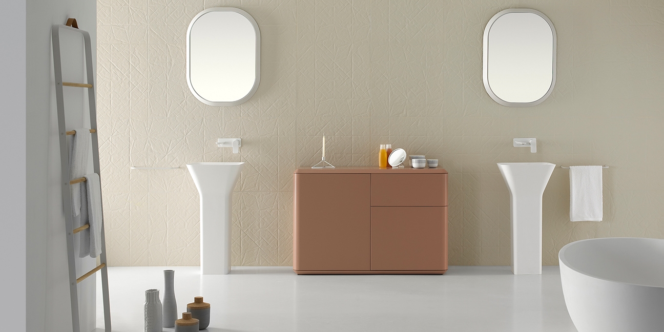 FL002 Напольная раковина стоящая квадратная Inbani  - Вид №1