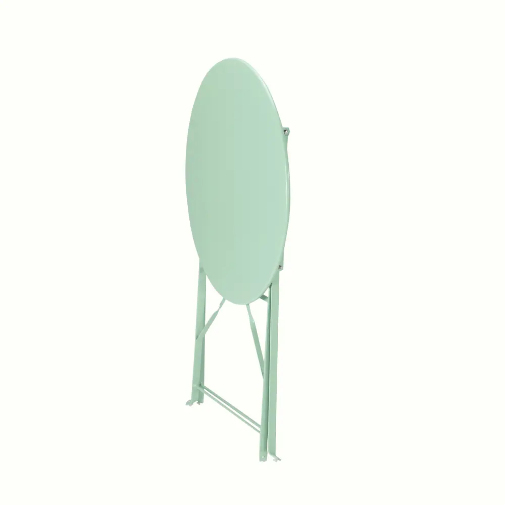Стол садовый круглый Naterial Flora Origami складной 60х71 см сталь зеленый 81956327 STLM-2089872  - Вид №4
