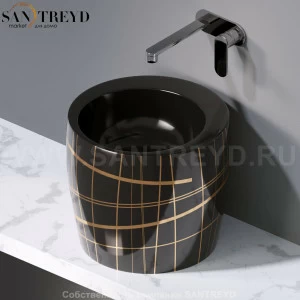 L101416G Накладная раковина на столешницу  круглая A. e T. Italia TOTEM