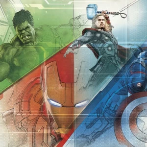 8-456-Avengers-Graphic-Art Фотообои Komar Disney 2.54х3.68 м