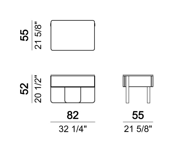 Тумбочка с деревянным ящиком и мраморным верхом Arketipo EFFETTO NOTTE ARCH-00021124 - Вид №4