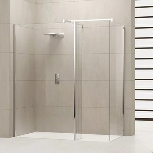 Novellini. Душевой уголок 140x90 см H7 с хромированным профилем GIADA