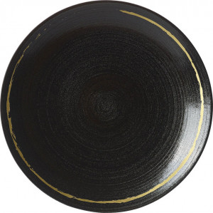 10654666 Royal Crown Derby Тарелка обеденная Royal Crown Derby Эскиз. Черный 27см, фарфор Фарфор, Керамика