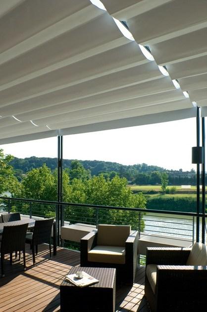 MV Living Пергола со сдвижной крышкой из акрила или пвх Ombreggianti sun-id-1437157 - Вид №4