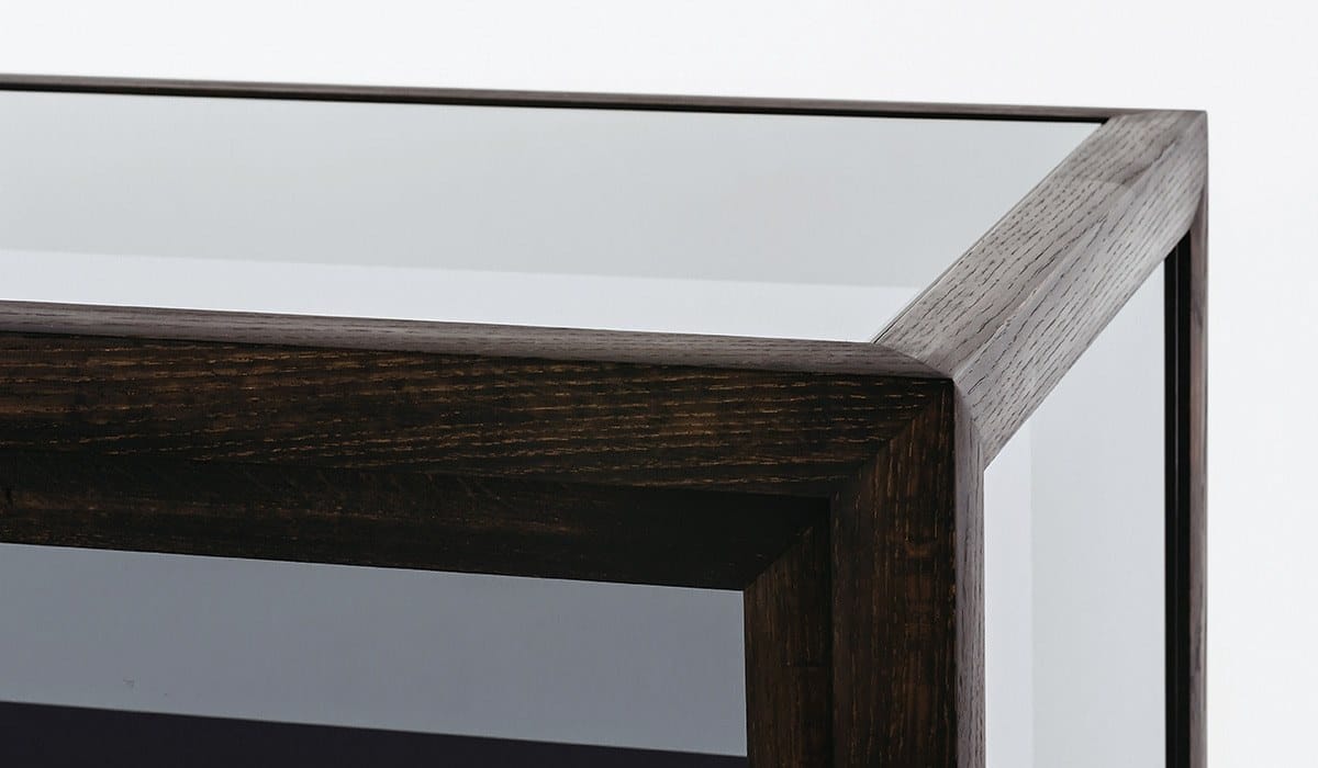 Деревянный и стеклянный шкаф с распашными дверцами DE PADOVA Silent ARCH-00144068 - Вид №2