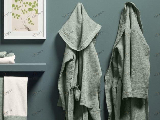 LA FABBRICA DEL LINO Льняной халат Basic sun-id-1408251