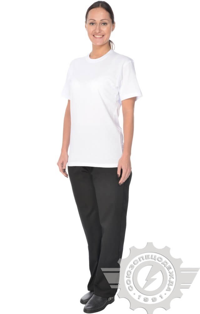 4958317 Футболка белая  Одежда для официантов  размер S (44-46) Спецодежда  - Вид №9