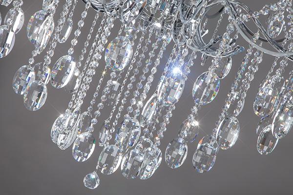 Подвесная люстра Bogates Ariadne 253/18 Strotskis BOGATES ДИЗАЙНЕРСКИЕ, ARIADNE ХРОМ 181553 Хром  - Вид №1