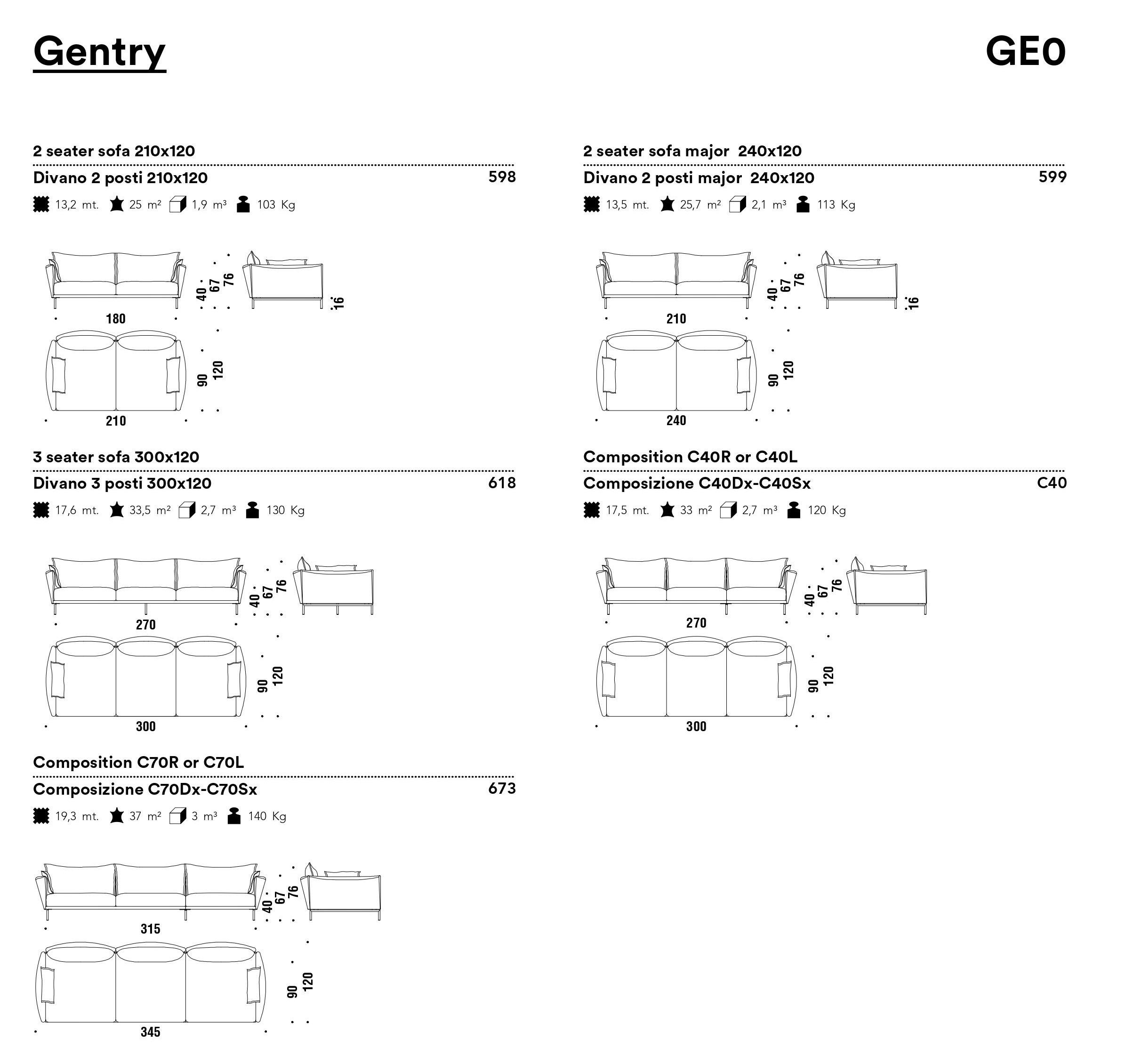 Диван из ткани или кожи MOROSO Gentry ARCH-00023021 - Вид №4