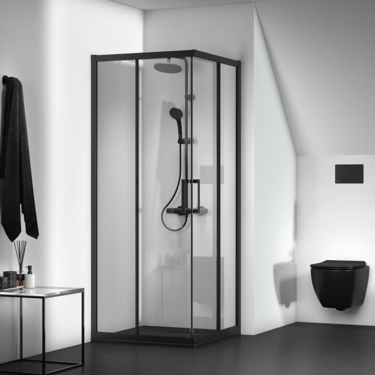 T4466V3 Ультратонкий акриловый квадратный душевой поддон 800x800x25 мм Ideal Standard ULTRAFLAT NEW  - Вид №3