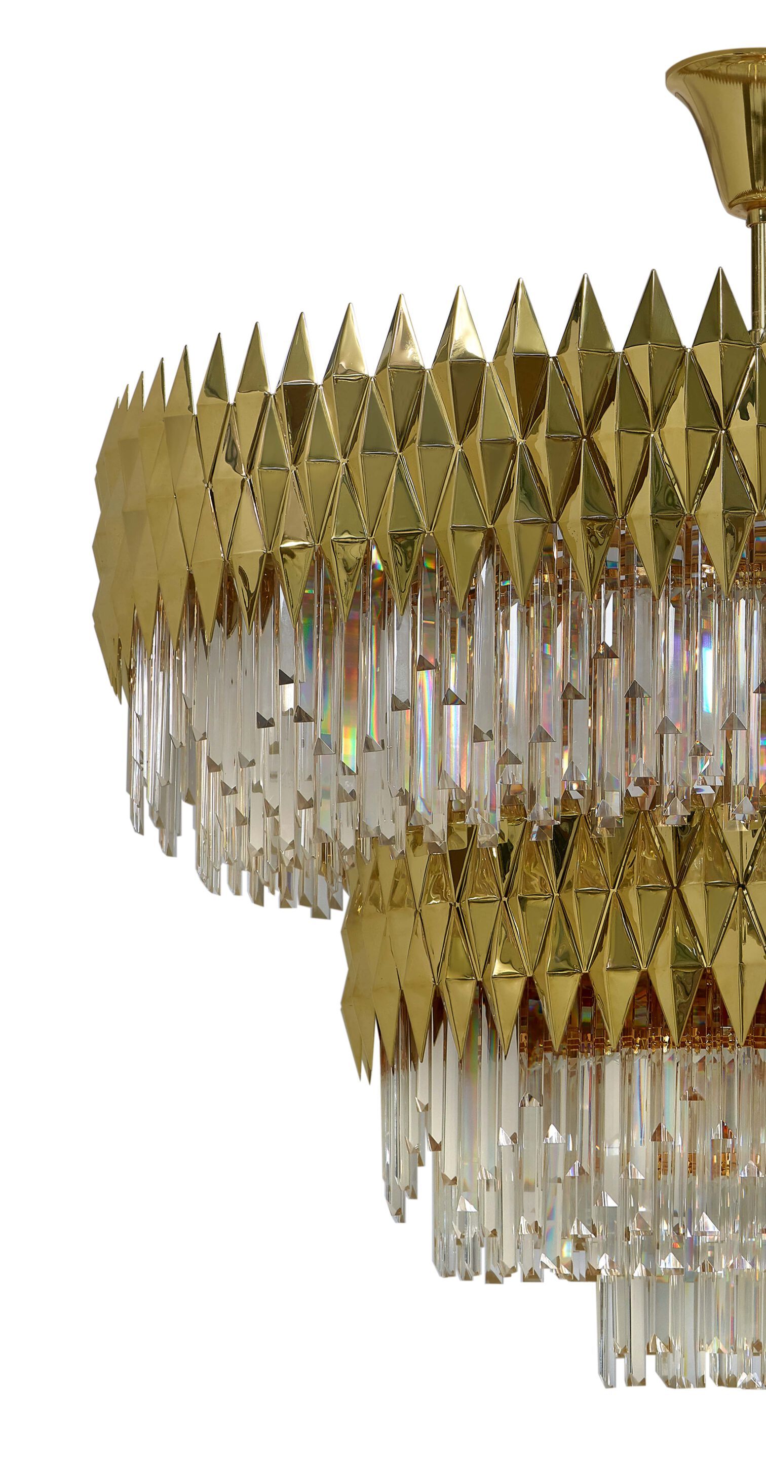 Подвесной светильник из нержавеющей стали с кристаллами K-Lighting Lune ARCH-00055382