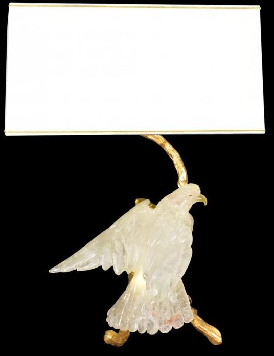 Tisserant Настольная лампа из хрусталя с прямым и отраженным светом  846  - Вид №1