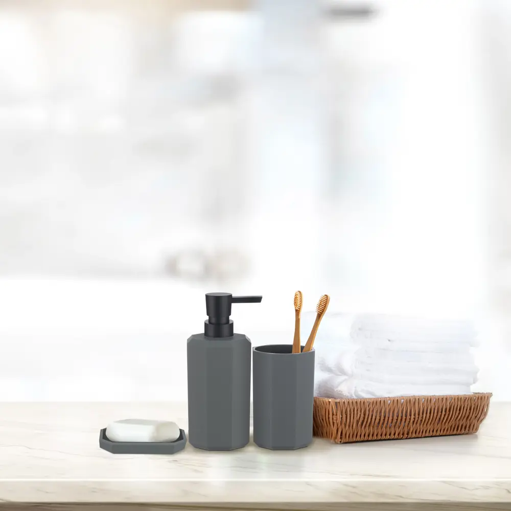 Мыльница Swensa Grid — минимализм в сером исполнении 89350271 STLM-1001099 - Вид №2