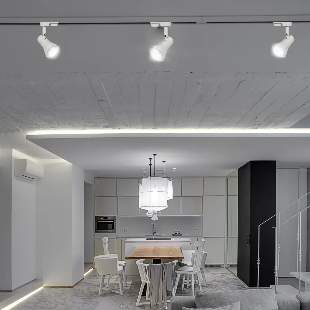 Трековый светильник Volpe Q323 под лампу GU10 цвет белый STLM-2001309 - Вид №8