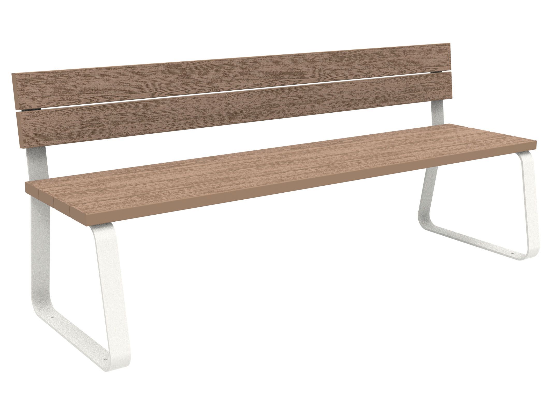 Скамья WPC со спинкой Lazzari Sunny ARCH-00055502 - Вид №17