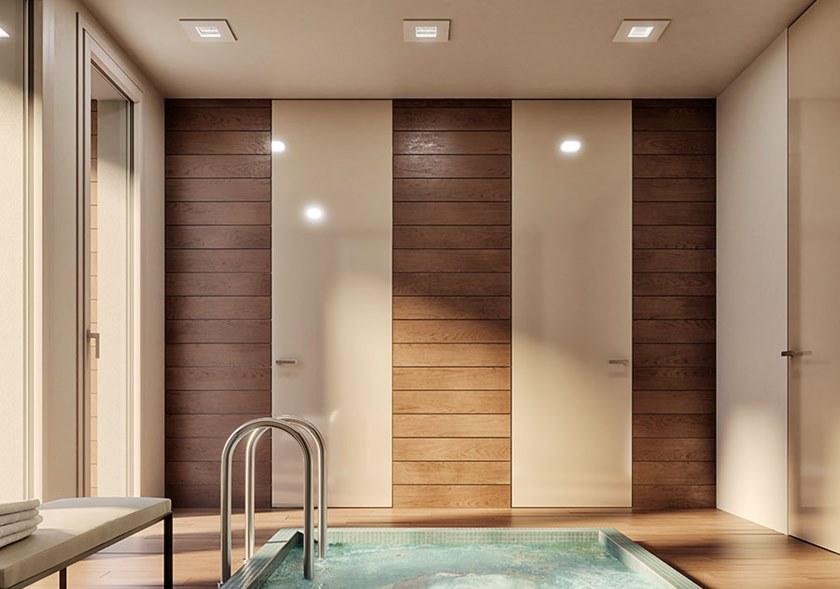 COCIF Распашная дверь из дерева заподлицо со стеной Linear sun-id-1365825 - Вид №4