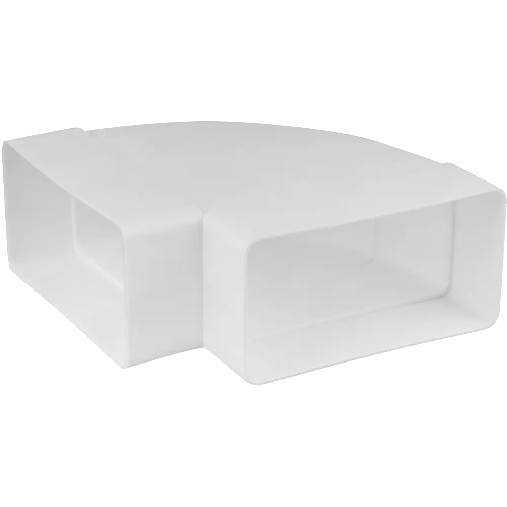 Колено вентиляционное EQUATION 55×110 мм для прямоугольных воздуховодов 18155828 STLM-0009691