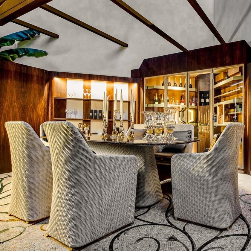 Samuele Mazza Outdoor Садовый стул из пластмассы с подлокотниками Kenzia sun-id-1345399 - Вид №3