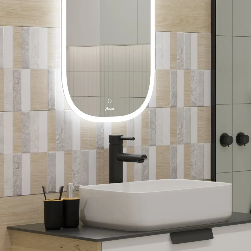 Декор настенный LB Ceramics Спектр 30x60.3 см керамогранит матовый цвет разноцветный STLM-2104275